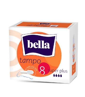 Гігієнічні тампони Bella Tampo Premium Comfort Super Plus 8 шт. (5900516320317) В00190030 фото