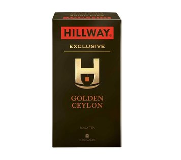 Чай черный Hillway Exclusive Golden Ceylon 25 х 2 г (8886300990560) 000062756 фото