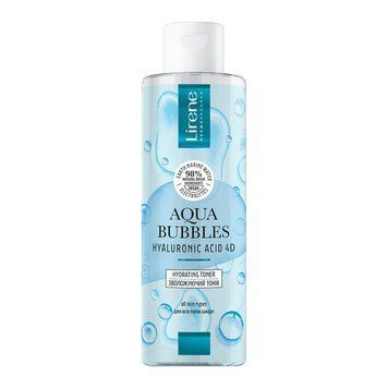Зволожуючий тонік для обличчя Lirene Aqua Bubbles 200 мл (5900717769618) 000077380 фото