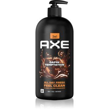 Гель для душу AXE Dark Temptation для обличчя, тіла та волосся 900 мл. (8720181750403) В00353152 фото