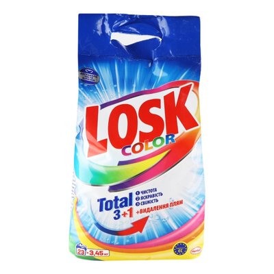 Пральний порошок Losk Color для кольорових речей 3.45 кг (9000101546590) В00296020 фото