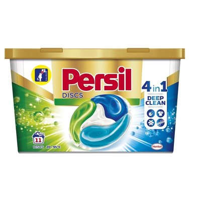 Капсули для прання Persil Discs Universal Deep Clean 11 шт (9000101372786) В00087510 фото