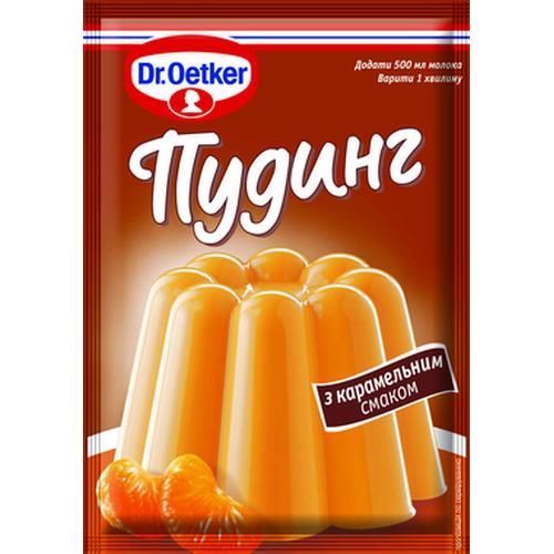 Пудинг Dr. Oetker зі смаком Карамель 40 г (5941132006612) 000027909 фото