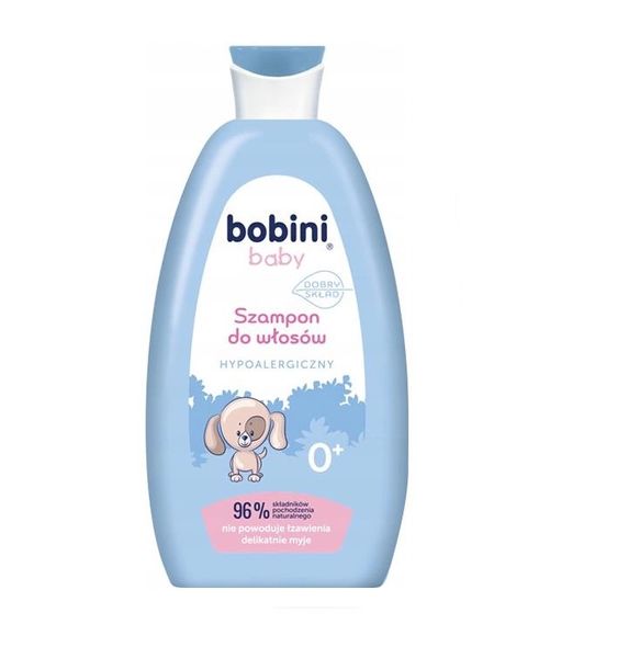 Шампунь для волосся Bobini Baby гіпоалергенний для дітей 300 мл (5900931034110) 000077549 фото