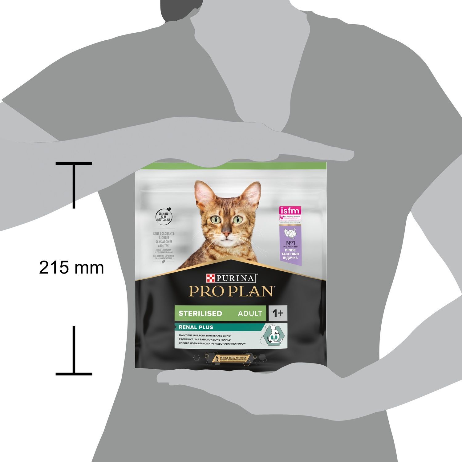 Сухой корм Purina PRO PLAN Sterilised Adult 1+ Renal Plus для взрослых кошек после стерилизации, с индейкой 400 г (7613033564673) 000086847 фото