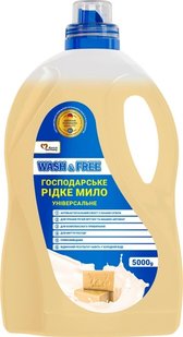 Універсальне господарське рідке мило Wash & Free 5 л (4260637726759) В00302189 фото