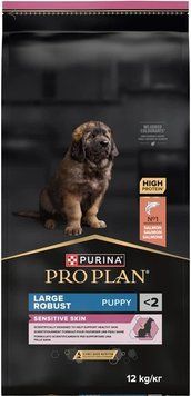 Сухой корм для собак Pro Plan Puppy Large Robust Sensitive с лососем 12 кг (8445290502254) 000087737 фото
