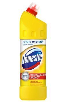 Універсальний засіб Domestos Лимонна Свіжість 24 години 1 л (8717163094921) В00354859_U фото