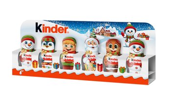 Набір новорічних шоколадних фігурок Kinder 15 г х 6 шт (8000500096017) 000049583 фото