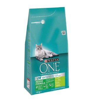 Сухой корм Purina One Indoor Formula с индейкой для кошек, постоянно живущих в доме 1,5 кг (7613035514669) 000076295 фото