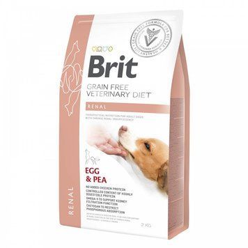 Корм сухой Brit Grain VetDiet Dog Renal для собак с почечной недостаточностью с яйцом горохом и гречкой 2 кг (8595602528196) S1111151940 фото