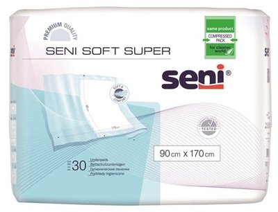 Пелюшки для немовлят Seni Soft Super 90х170 см 30 шт (5900516691998) В00190313 фото
