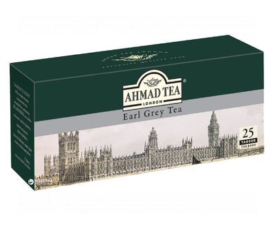 Чай Ahmad Tea Earl Grey Чорний пакетований 25 х 2 г (054881009690 ) 000011380 фото