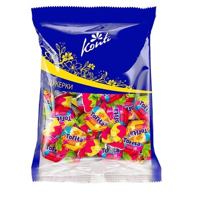 Упаковка цукерок Konti Konti Tofita Mix 1 кг (4823088609929) 000077858 фото