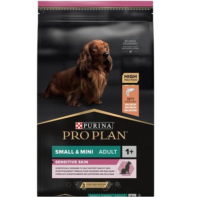 Сухий корм Purina Pro Plan Small&Mini Sensitive для собак малих порід з чутливою шкірою 7 кг (7613035123441) 000063059 фото