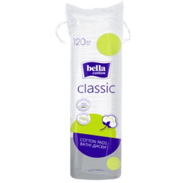 Ватні диски Bella Cotton Classic 120 шт (5900516110666) В00318469 фото