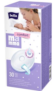 Лактаційні вкладки Bella Mamma Comfort з липкою смужкою 30 шт (5900516402310) В00190309 фото