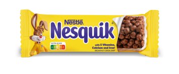 Батончик Nesquik з цільними злаками та какао 25 г (3387390325744) 000076784 фото