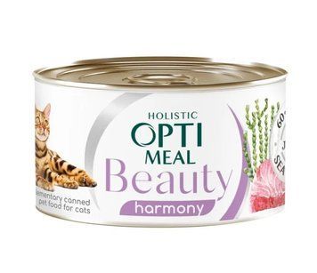 Влажный корм для кошек Optimeal Beauty Harmony 70 г (4820215366236) 000079452 фото
