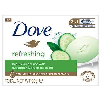Крем-мило Dove дотик свіжості огірок 90 г. (8712561538077) В00320964 фото