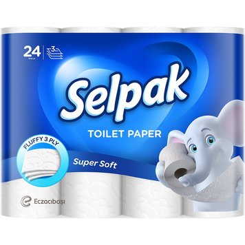 Туалетная бумага Selpak 24 шт (8690530204478) В00145945 фото