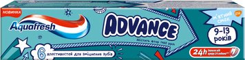 Зубна паста Aquafresh Advance для дітей від 9 до 13 років 75 мл (5054563045836) В00281479 фото