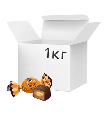 Упаковка цукерок Konti Cafе DeKonte зі смаком солоної карамелі 1 кг (4823088608878) 000076744 фото