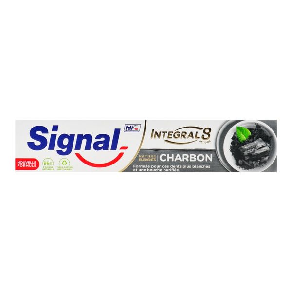 Зубная паста Signal Integral 8 Nature Elements Отб. и детокс с углем 75 мл (8710522417379) В00295969 фото