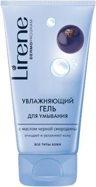 Гель для обличчя Lirene зволожуючий з олією чорної смородини 150 мл. (5900717733411) 000062403 фото
