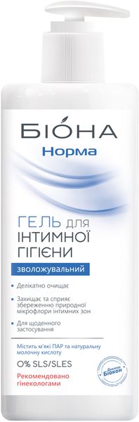 Гель для интимной гигиены Биокон Доктор Биокон Биона-норма 275 г (4820008317650) В00284261 фото