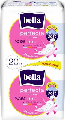 Гігієнічні прокладки Bella Perfecta Ultra Rose Deo Fresh 10 + 10 шт (5900516305925) В00189476 фото