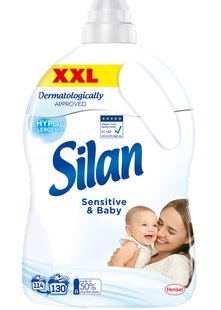 Ополіскувач-кондиціонер для білизни Silan Sensitivr & Baby 2.860 л (9000101590128) В00303762 фото