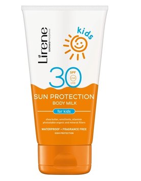 Молочко Lirene захист від сонця kids SPF 30 150 мл (5900717315136) 000070702 фото