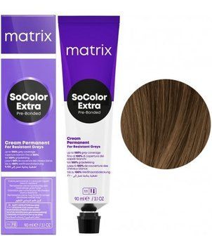 Крем-фарба для волосся Matrix SoColor Extra Pre-Bonded 508NW для високоефективного 100% забарвлення сивини 90 мл. (3474637261269) В00342444 фото