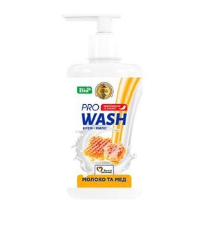 Мыло жидкое Pro Wash Молоко и Мед 470 г (4260637725370) В00300009 фото