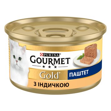 Вологий корм Purina Gourmet Паштет з індичкою 85 гр (7613031380992) 000076562 фото