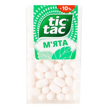 Драже Tic Tac Мята 52 г (8000500166697) 000078564 фото