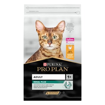 Сухой корм Pro Plan Adult 1+ Renal для взрослых кошек с курицей 14 кг (7613287887733) 000078506 фото