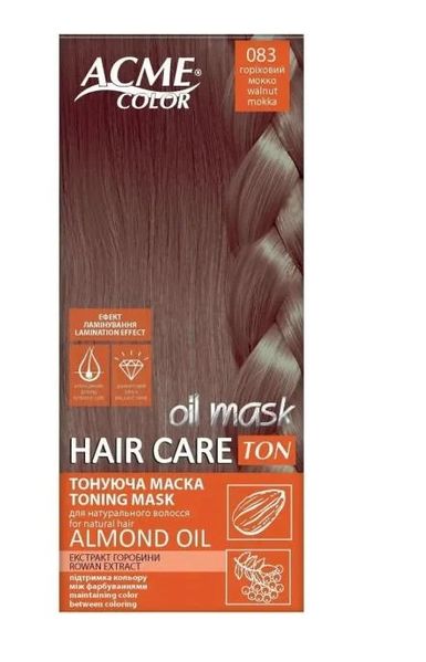 Тонирующая маска для волос Acme Color TON Oil Mask № 083 Ореховый Мокко (4823115501837) В00307348 фото