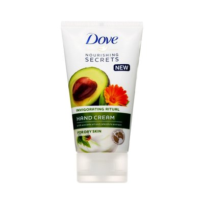 Крем для рук Dove з олією авокадо й екстрактом календули 75 мл (8710447275306) В00186098 фото