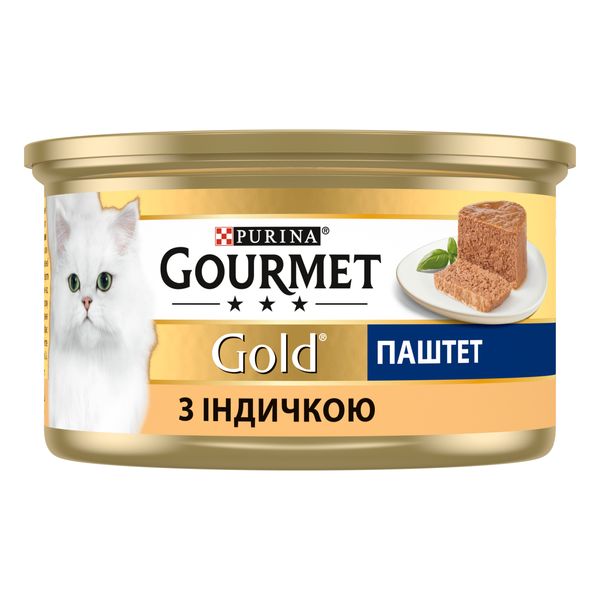 Влажный корм Purina Gourmet Паштет с индейкой 85 гр (7613031380992) 000076562 фото