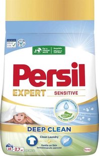 Стиральный порошок Persil Expert Deep Clean Автомат Sensitive 18 циклов стирки 2.7 кг (9000101804836) В00314698 фото