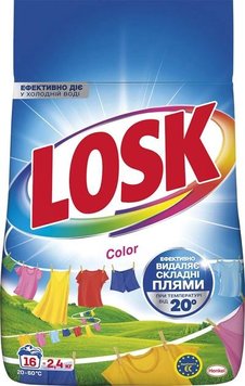 Пральний порошок Losk Color Автомат 16 циклів прання 2.4 кг (9000101805529) В00315513 фото