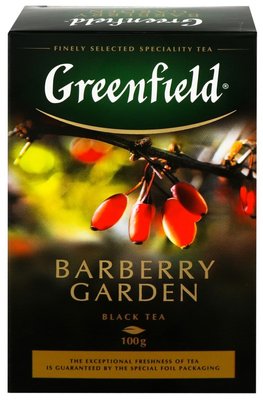 Чай Greenfield Barberry Garden Чорний листовий 100 г ( 4823096802305) 000028502 фото