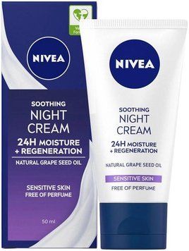 Успокаивающий ночной крем NIVEA Интенсивное увлажнение и регенерация 24 часа 50 мл (4005808924424) В00294736 фото