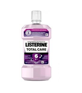 Ополаскиватель для полости рта Listerine Total Care 500 мл (3574660721980) В00309661 фото