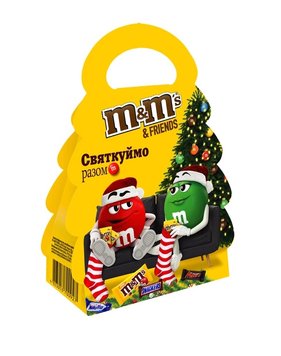 Новорічний подарунок M&M's & Friends Новорічна Ялинка 96.5 г (4823053700927) 000077864 фото