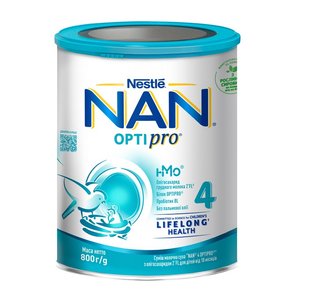 Сухая молочная смесь Nestle NAN 4 Optipro с олигосахаридом 2'FL для детей от 18 мес. 800 г (7613034698926) В00309162 фото