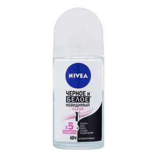 Дезодорант-антиперспірант Nivea Clear Чорне і Біле Невидимий 50 мл (42299882) В00279759 фото