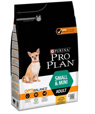 Сухой корм PRO PLAN Small&Mini Adult для взрослых собак мелких пород, с курицей 3 кг (7613035114920) 000029961 фото